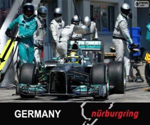 yapboz Nico Rosberg - Mercedes - Nürburgring, 2013